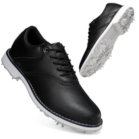 Chaussures de golf classiques pour hommes personnalisées OEM avec cuir respirant de haute qualité, imperméables, hiver et été, fabrication directe