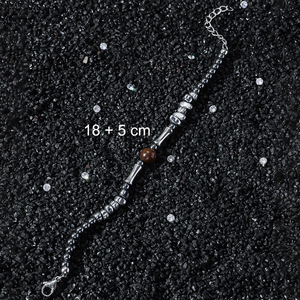 Pulsera de Cadena Geométrica Simple y Popular, Estilo Hiphop, Pulseras de Acero Inoxidable para Hombre, Joyería de Moda al por Mayor - Product Image 4