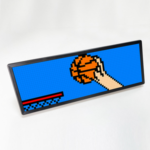 Bầu Không Khí Xe LED Pixel Màn Hình Với Ứng Dụng Điều Khiển Bằng Giọng Nói Lập Trình Graffiti Phía Sau Cửa Sổ Hoạt Hình Mắt Hiển Thị Xe Tải 12V 24V - Product Image 6