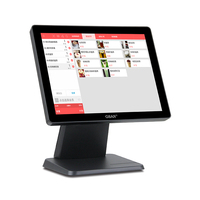 Système de point de vente tactile de 15 pouces à bas prix en Chine, système de caisse enregistreuse pour restaurant sous Windows, terminal de caisse tout-en-un à vendre