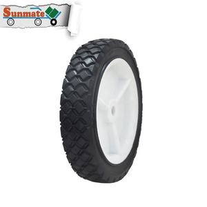 Alta Qualidade <span class=keywords><strong>5</strong></span> 6 7 8 9 10 Polegada Branco Preto Plástico Hub Roda De Borracha Para Carrinho De Mão Carrinho Trolley - Product Image 2