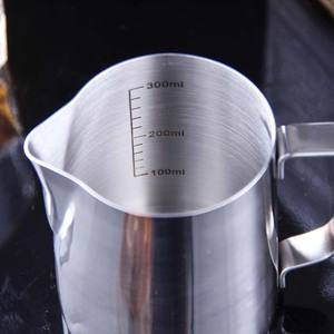 Pichet à <span class=keywords><strong>lait</strong></span> pour <span class=keywords><strong>cappuccino</strong></span> personnalisé multi-dimensions / Pichet à <span class=keywords><strong>lait</strong></span> en acier inoxydable galvanisé avec mesures - Product Image 5