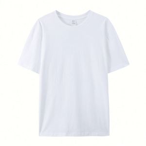 T-shirt vierge personnalisable avec logo, col rond, 100 % coton, grande taille, 230 GSM, pour hommes et femmes - Product Image 4