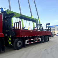 Promotion : Camion de levage à flèche télescopique Howo 10 tonnes, grue montée directement, moteur, boîte de vitesses, pompe, hauteur de levage 20m, Euro