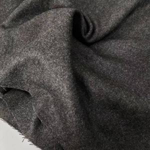 560g/<span class=keywords><strong>M</strong></span> 50% wol semua musim abu-abu gelap Melton mantel kain wol kain cocok untuk pria dan wanita mantel kain harga rendah - Product Image 2