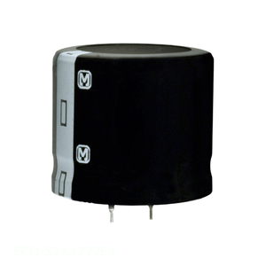 ตัวเก็บประจุแบบ Through Hole ยี่ห้อ Manufacturer Channel รุ่น 2200 uF CAP ALUM 2200UF 20% 100V SNAP TH ECO-S2AA222EA - Product Image 1