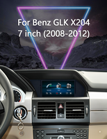 Pantalla Táctil de 7 Pulgadas 1024*600 con CarPlay Inalámbrico Integrado, GPS, Android Auto, Reproductor MP3 para Mercedes-Benz GLK X204