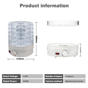 เครื่องอบแห้งและขจัดน้ำออกสำหรับเครื่องเทศ ผลไม้ ผัก และอาหาร ขายดี - Product Image 6