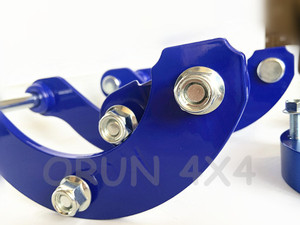 Grilletes G extendidos de ballesta trasera 2-1/2 "y espaciador de choque de resorte helicoidal delantero para Navara - Product Image 2