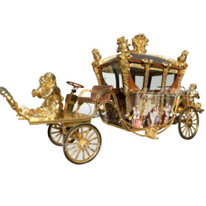 Calèche électrique royale avec 4 roues solides, batterie 60V 80A, pour 2 à 4 personnes, style élégant, usage touristique - Product Image 5