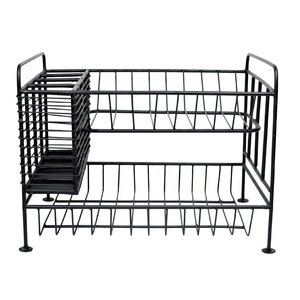 Multipurpose Metal <b>Wire</b> <b>Basket</b> Holder Rectangle Shape for Household Storage Kitchen Fruit Display Elegant Storage Decoration - Product Image 3