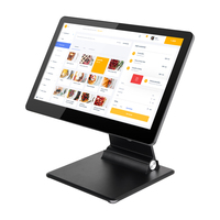 Sistema POS Plegable Ultrafino de Aleación de Aluminio con Pantalla Única/Doble, Unidad Independiente con Punto de Contacto Único, Bluetooth 5.2, Wi-Fi 6, 1 Año de Garantía