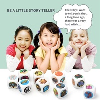 Juguetes educativos para niños, juego interactivo, dados de historia, contar historias en combinaciones aleatorias, cubos de historia, juguetes para jugar con bebés