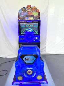 Распродажа, детский игровой автомат, аркадный гоночный автомобиль, симулятор 220 В, акрил и пластик, развлечение, крутой водитель - Product Image 2