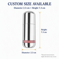 Tube vide personnalisé pour fard à joues liquide, capuchon argenté brillant, miroir intérieur, sérigraphie ABS, électroplaqué, maquillage en gros, OEM, 8 ml