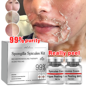 Acido Ialuronico Liquido Sbiancante con Spicole di Spongilla 99% Pure, Peeling alle Alghe, <span class=keywords><strong>Bio</strong></span>-Aghi, Idratante Schiarente alle Erbe - Product Image 1