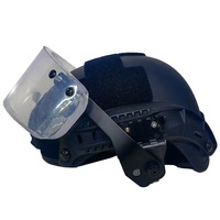 Casque de sécurité en matériau aramide de type V sans fentes avec système de suspension Wendy, couleur personnalisée, casque tactique double usage 4