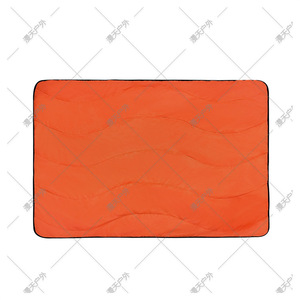Outdoor Double Layer Fleece Poncho Orange <b>Waterproof</b> Warm <b>Blanket</b> Winter Camping Rescue Shawl - Product Image 4