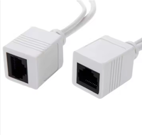 Módulo de fuente de alimentación del inyector Poe Splitter Rj45 12-48V Cable Poe Cable adaptador de alimentación pasiva a través de Ethernet