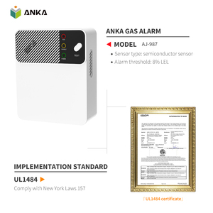جهاز إنذار الغاز ETL1484 للكشف عن تسرب الغاز الطبيعي والغاز المسال مع بطارية تدوم 10 سنوات - Product Image 1