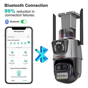 WERYSAFE 全高清 6MP WiFi <span class=keywords><strong>3</strong></span> 镜头 8 倍变焦 PTZ 网络摄像机，适用于家庭安全视频监控 ICSee WiFi IP 户外摄像机 - Product Image 4