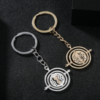 Porte-clés Sablier Convertisseur de Temps Accessoires Porte-clés de Voiture la Collection Noble Porte-clés Tourne-Temps