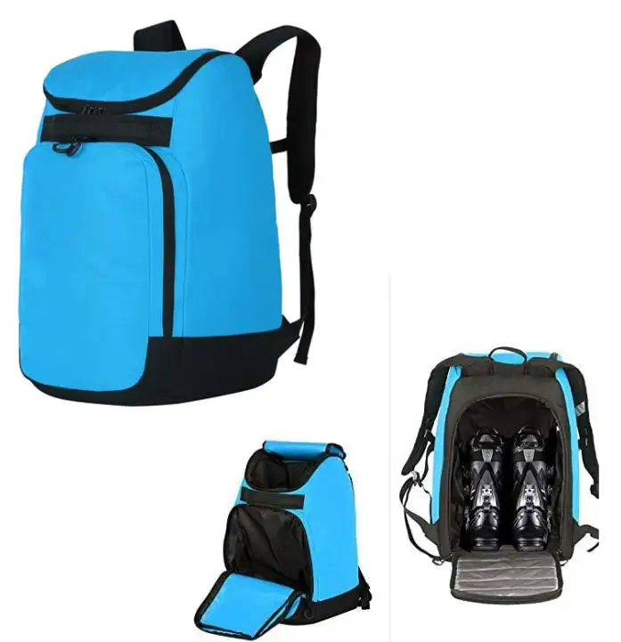 Custom 2024 sport Ski Backpack Bag for Travel with Waterproof Ski Boot Bag