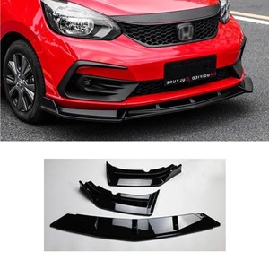 ชุดแต่งสปอยเลอร์กันชนหน้ารถยนต์ สำหรับ Honda Fit ปี 2021-2024 รุ่น RS พร้อมดิฟฟิวเซอร์และลิ้นกันชนหน้า อุปกรณ์ตกแต่งรถยนต์ - Product Image 4