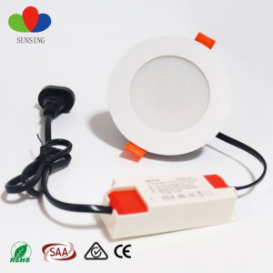 Saa Úc New Zealand Châu Âu Tiêu Chuẩn Hiện Đại 10W 5-Năm Bảo Hành Thay Đổi Độ Sáng Tricolor 120 Độ LED Downlight Biến Áp - Product Image 1