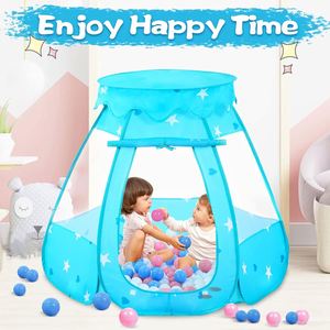 Tente de jeu pour enfants avec piscine à balles, fabriquée en Indonésie, pour l'intérieur et l'extérieur, avec sac de transport - Product Image 3