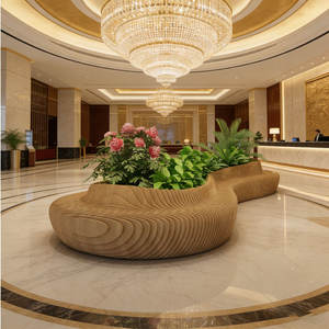 Silla de Ocio Creativa para Centros Comerciales, Asientos Públicos para Exteriores, Hoteles, Forma Redonda, Diseño Moderno, Anticorrosiva, Cómoda y Ecológica - Product Image 6