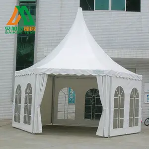 White Pvc Design Top Height Polygonal Hexagonal Gazebo Tent