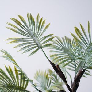 Decorazioni LED palma albero di natale luce bianca calda fino albero di natale batteria USB alimentato da palma artificiale decorazione da tavolo - Product Image 5