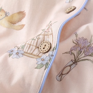 Nuovi Arrivi: Set Pigiama in Cotone per <span class=keywords><strong>Donna</strong></span>, Primaverile e Carino con Imbottitura sul Petto, Abbigliamento da Notte per Donne - Product Image 3