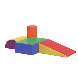 บล็อกโฟมนุ่มสำหรับเด็ก ชุดของเล่นเพื่อการศึกษาปฐมวัย รูปทรงหลากสี ของเล่นสนามเด็กเล่นในร่มที่ปลอดภัย - Product Image 4
