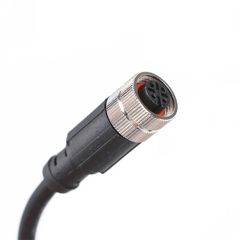 2 3 4 5 Pin IP68 Waterproof Connector M12 Cable Copper Wire Plug for LED Strip Male and Female Jack Conector Aviation Cable Plu