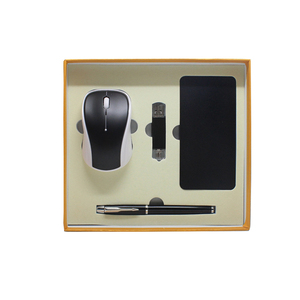 Unique Electronic Gadget Giveaways with logo Anniversary Business Corporate Souvenir Fathers Day Power Bank Promotional Gift Set