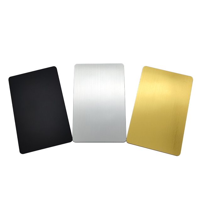 NFC Metal Smart Card  High-end Customized Gift Cards 13.56MHz Frequency RFID Waterproof Metal Business Card with Chip