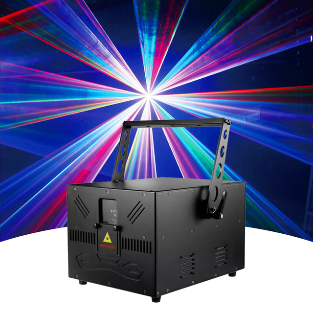 Patton Mini 3D Animation RGB LED Laser Light 3W-10W DMX512 18CH Disco Party Night Club KTV Stage Shows