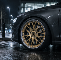 Jantes forgées ZhiGu Premium 20 pouces 5x112, couleur or champagne, à rayons en Y, jantes sport de luxe pour Mercedes-Benz Classe C