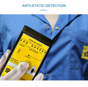 ثوب طبي تجريبي موحد طويل ، طبيب أنثوي أبيض ، صيدلية للرجال ، بثوب مضاد للستاتيكية بأكمام طويلة - Product Image 3