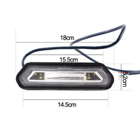 Luz Trasera de Freno de Persecución para Barra Antivuelco de 1.75 - 2" para UTV, Jeep Wrangler y Can-Am Maverick X3 Commander, Polaris RZR 1000 800 900 XP