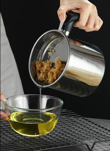 Separador de Grasa de Acero Inoxidable Syh579 al por Mayor con Malla Fina, Contenedor de Grasa para Freír y Colador de Bacon para Cocina - Product Image 6