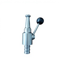 Buse de lance à incendie en acier inoxydable DN20 DN25 avec joint anti-fuite pour la sécurité incendie, directement de l'usine Hong'an