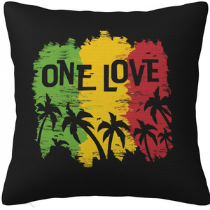 One Love Fodere per Cuscini Quadrati in Velluto 18x18 Pollici, Copricuscini Decorativi per Arredamento Casa, Letto, Divano, Auto, Soggiorno - Product Image 2