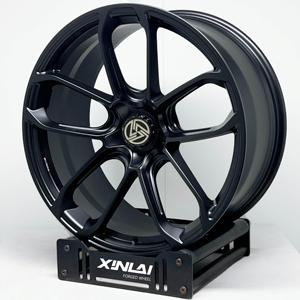 Rines XINLAI para Porsche 981 982 718 GT4 Cayenne GTS Turbo Macan 5x130 de 20 21 22 Pulgadas, Negros, Personalizados, Forjados en Aleación - Product Image 2