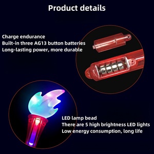 Torche LED Multicolore Lumineuse Personnalisée AG13 avec 4 Piles, en Plastique, pour Sports, Festivals, Fêtes, Articles Promotionnels Langxun <span class=keywords><strong>HJ</strong></span> - Product Image 3
