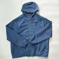 Coupe-vent de randonnée pour hommes, veste décontractée avec fermeture à glissière, conception de logo personnalisée, service OEM
