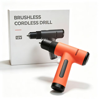 Perceuse sans fil légère 12V à moteur sans balais, rechargeable, pour travaux de bricolage à domicile, perçage du bois et du métal