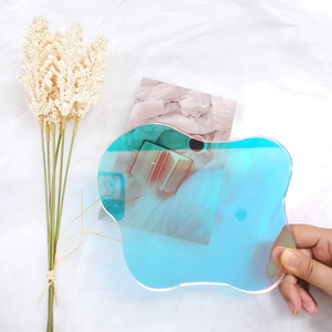 Acrylic Irregular Coaster, Creative Decorative Plate Coaster Mug Pad Coffee Cup Coaster <strong>Dining</strong> <strong>Table</strong> <strong>Ornaments</strong> Shooting Props - Product Image 3